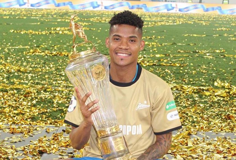 El colombiano Wílmar Barrios suma 184 partidos en su carrera, 161 como titular, además de 6 anotaciones. FOTO cortesía zenit