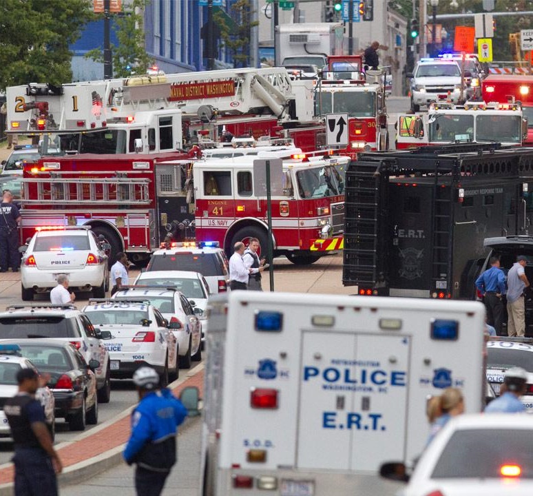 El 16 de septiembre de 2013 Aaron Alexis mató a 13 personas en el Mando de Operaciones de la Armada en Washington D.C. FOTO AP Y CORTESÍA