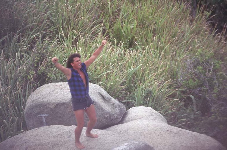 Fotografía de la producción de ‘La tierra del olvido’ de 1995. Foto: Colprensa