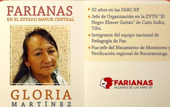 Gloria Martínez fue detenida en las últimas horas cuando se dirigía a Cúcuta. FOTO CORTESÍA