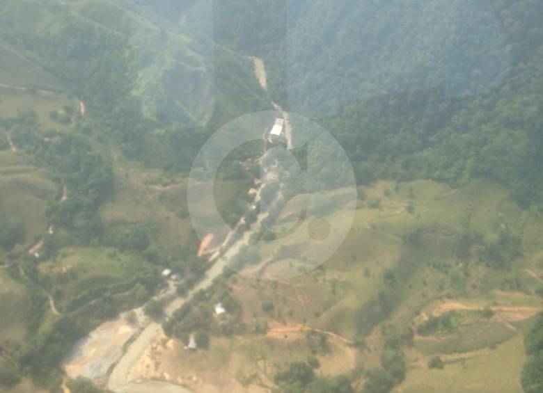 Zona de ubicación de la hidroeléctrica, donde ocurrió el atentado. Foto: Cortesía