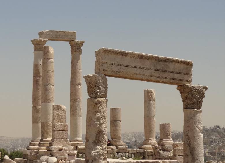 Restos del Templo de Hércules en Amán, Jordania. Foto: cortesía Claudia Arbeláez