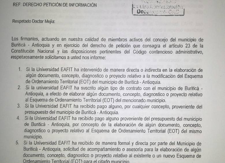 Lío en Buriticá por estudio de uso del suelo que pagó multinacional 