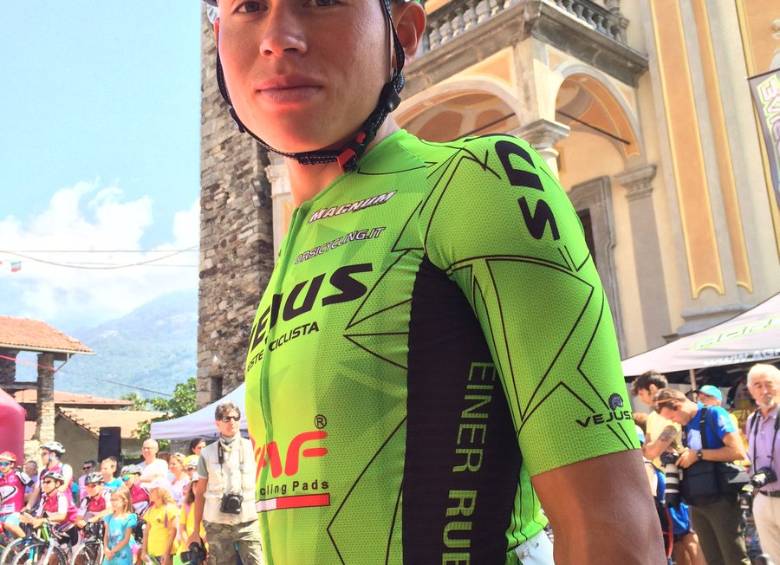 Este año, Éiner se había impuesto en una etapa del Giro sub-23. FOTO TOMADA DE TWITTER