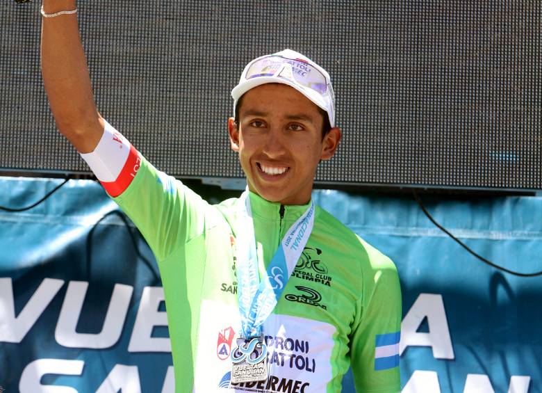 Egan logró ayer su segundo título de jóvenes este año. El primero fue en Vuelta a San Juan, Argentina. FOTO CORTESÍA LUIS BARBOSA