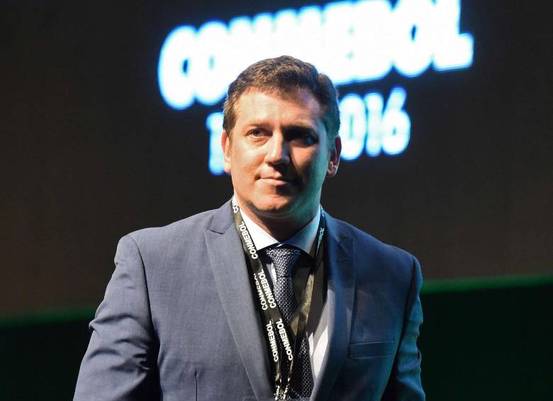 Alejandro Domínguez recibió el apoyo de las 10 federaciones que conforman la Conmebol. FOTO AFP