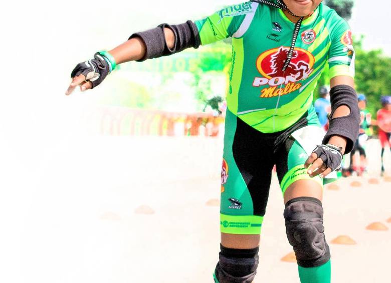 Duván Perea disfruta practicando fútbol, patinaje y atletismo. FOTO donaldo zuluaga