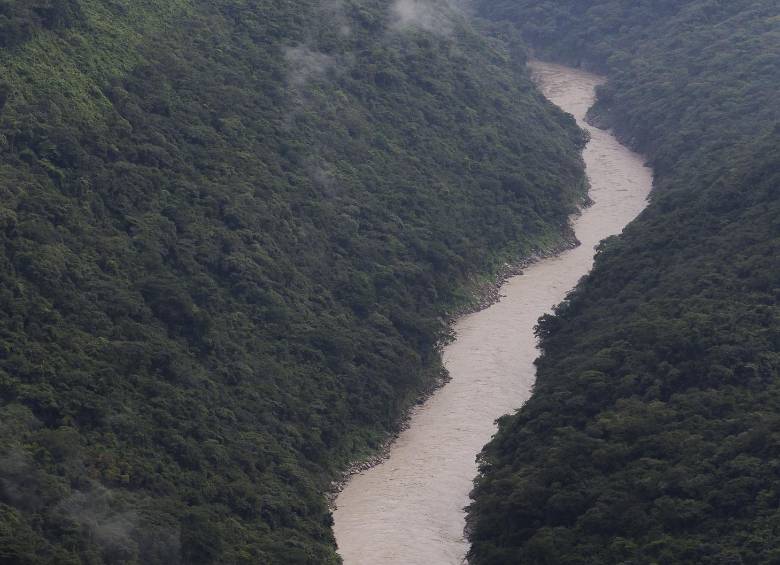 Foto del Río Cauca en el lugar de la represa. Foto: Donaldo Zuluaga Velilla-El Colombiano.