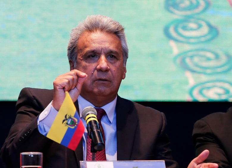 El presidente de Ecuador, Lenín Moreno. Foto: EFE. 
