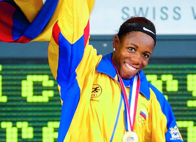 Mabel fue bronce en Atenas 2004. FOTO EL COLOMBIANO