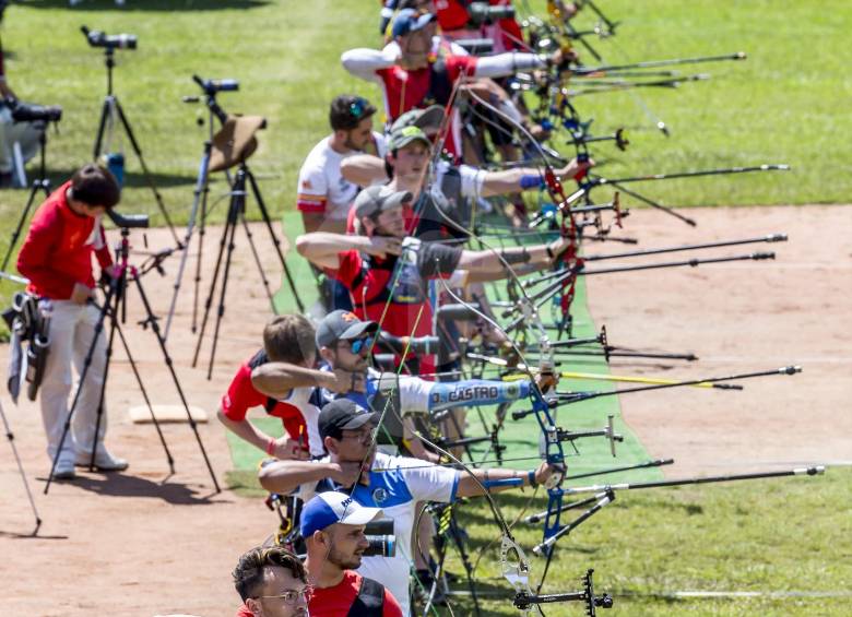 Los arqueros se despidieron del diamante de béisbol y desde hoy competirán en el estadio de atletismo. FOTO juan antonio sánchez