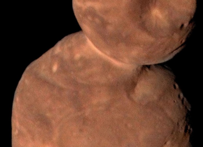 La nave espacial New Horizons sobrevoló el antiguo objeto celeste del Cinturón de Kuiper. Foto: Nasa