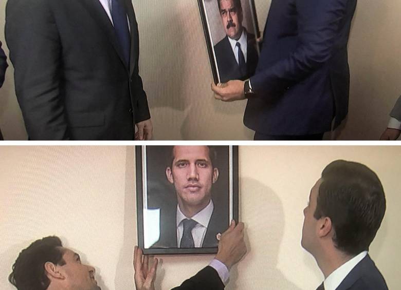 Carlos Vecchio, quien representa a la oposición en Estados Unidos, tomó control sobre las oficinas de Venezuela. FOTOS Reuters