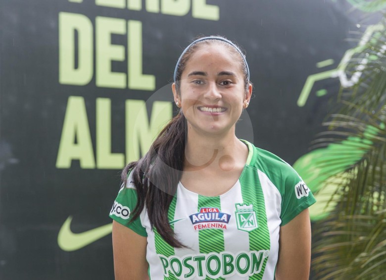 Nacional, segundo equipo en el que Carolina Arbeláez juega en la Liga Femenina. Antes lo hizo en Envigado. FOTO Carlos Velásquez