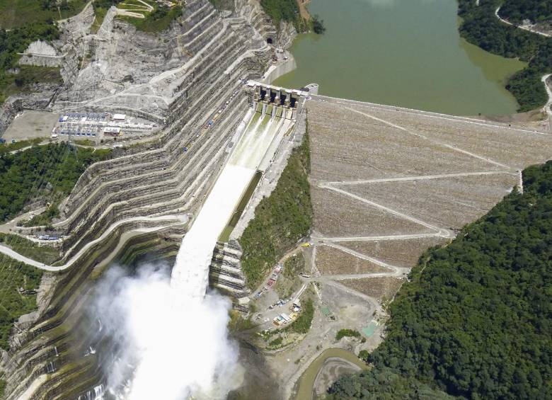  Panorámica de la represa de Hidroituango. FOTO MARTHA ORTÍZ