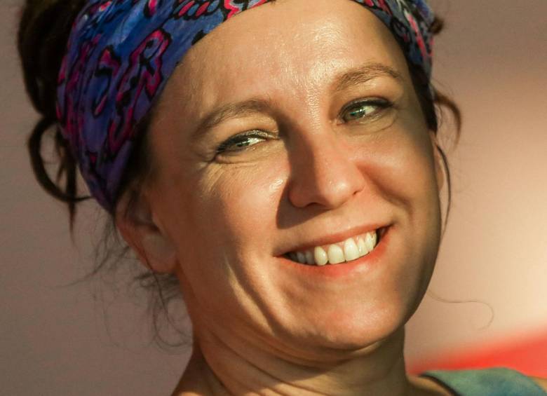 Tokarczuk siente que el premio le dará optimismo a Europa central. FOTO afp Beata ZAWRE
