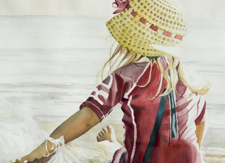 Danzando con el mar. Obra de Élmer Restrepo Londoño. La exposición está abierta hasta el 5 de diciembre FOTO Edwin Bustamante