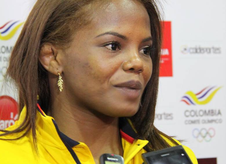 Jackeline Rentería sufrió una fractura de mandíbula durante un entrenamiento en Polonia. FOTO COLPRENSA