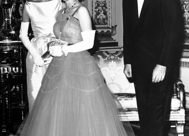 Con John F. Kennedy y su esposa Jackeline el 5 de junio de 1961. FOTO Archivo