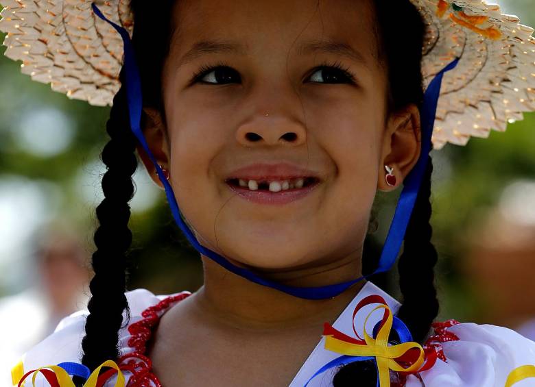 La inocencia reflejada en una tímida sonrisa. FOTO HENRY AGUDELO