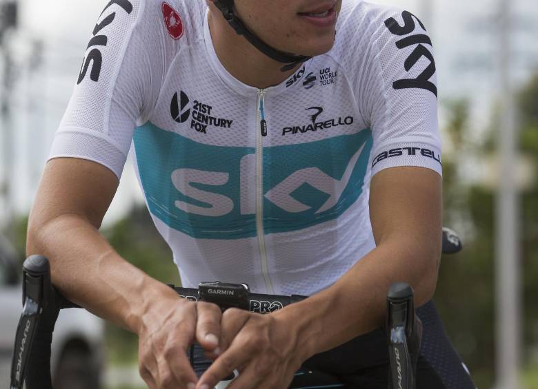 Entre los mejores resultados de Sebastián, se destaca el segundo puesto como mejor joven en Giro-2016. Foto MANUEL SALDARRIAGA