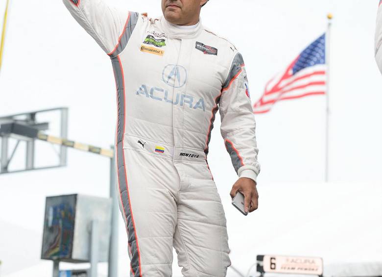 Montoya fue uno de los pilotos más ovacionados este fin de semana en las 24 Horas de Daytona. FOTO EFE