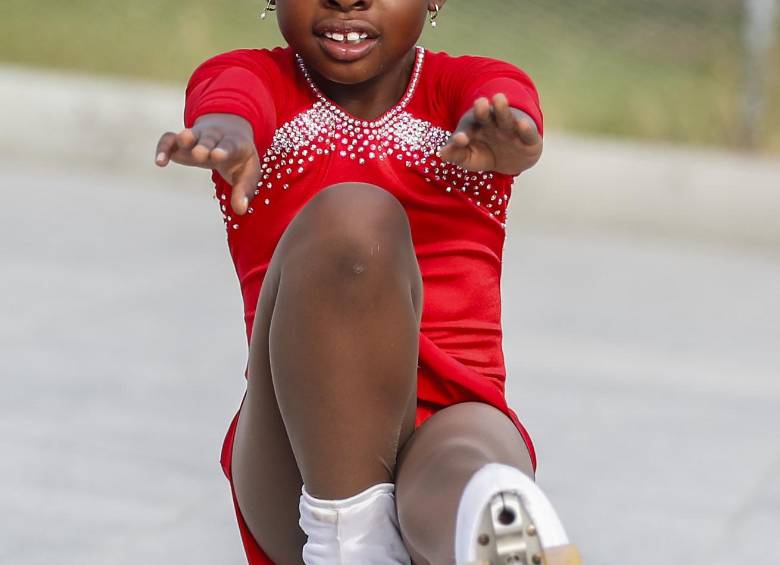 Samantha, joya paisa del patinaje artístico