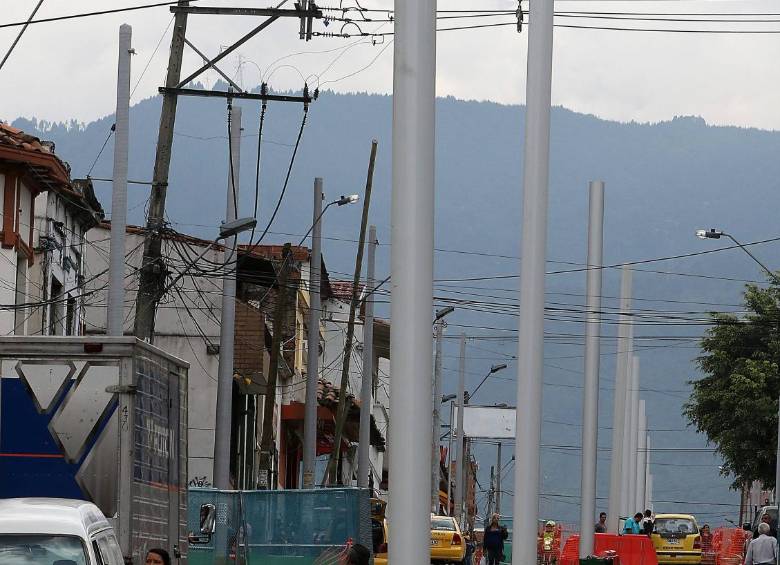 El tranvía de Ayacucho entrará en servicio el próximo semestre y ayudará con la movilidad en el centro. FOTO Julio César Herrera