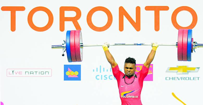 Francisco Mosquera, antioqueño, grata sorpresa en la división mayor de los 62 kilogramos. Opción olímpica. FOTO COLPRENSA