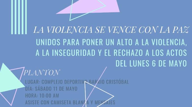 Plantón en barrio Cristóbal tras muerte de hermano de futbolista