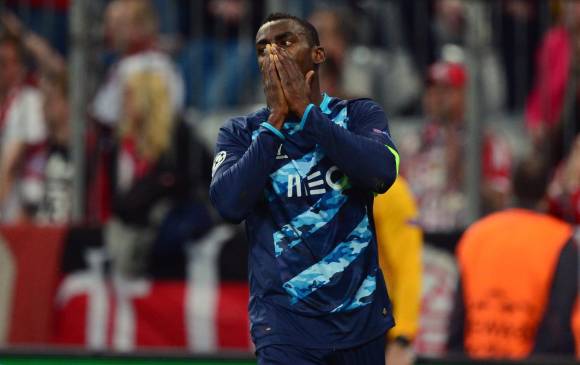 El chocoano fue uno de los más destacados del Porto en la eliminatoria de Champions contra el Bayern. FOTO AFP