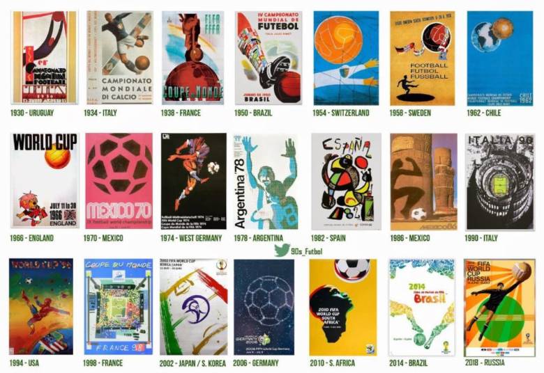 Este es el póster oficial del Mundial de Rusia 2018