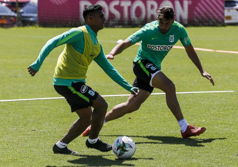 Estéfano Arango y Diego Braghieri, dos hombres que pueden dar una buena mano. FOTO jaime pérez 