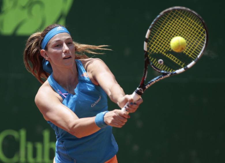 Mariana Duque clasificó al cuadro principal del WTA de Río de Janeiro. FOTO Cortesía
