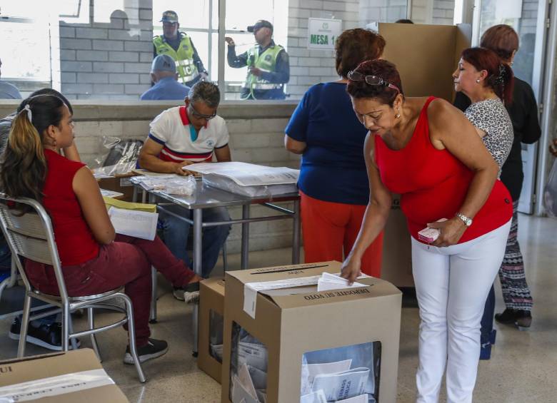 La jornada electoral en Antioquia transcurrió en paz y contó con una mayor participación de los ciudadanos. FOTO ARCHIVO