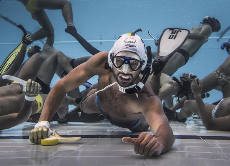 Esta fue la foto que es reconocida en la categoría de deportes acuáticos. FOTO Cortesía Camilo Díaz