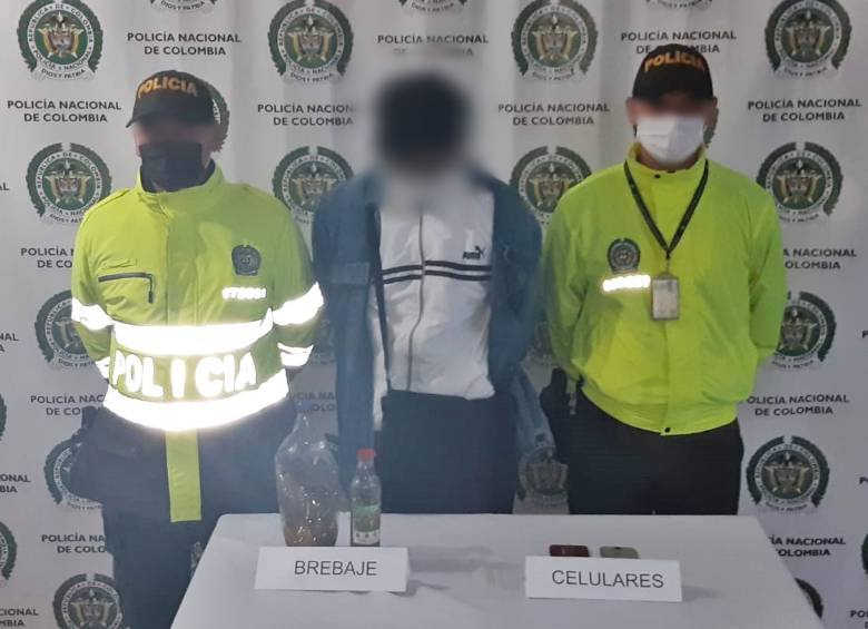 La captura ocurrió en el municipio de Amalfi, Nordeste de Antioquia. FOTO CORTESÍA 