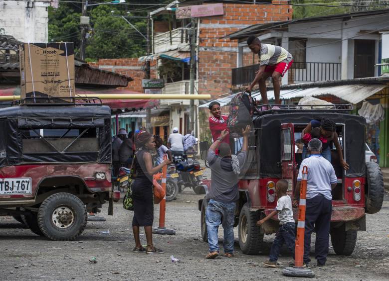 En Belén de Bajirá, territorio que disputan Chocó y Antioquia, confluyen antioqueños, chocoanos y cordobeses. FOTO Julio Herrera