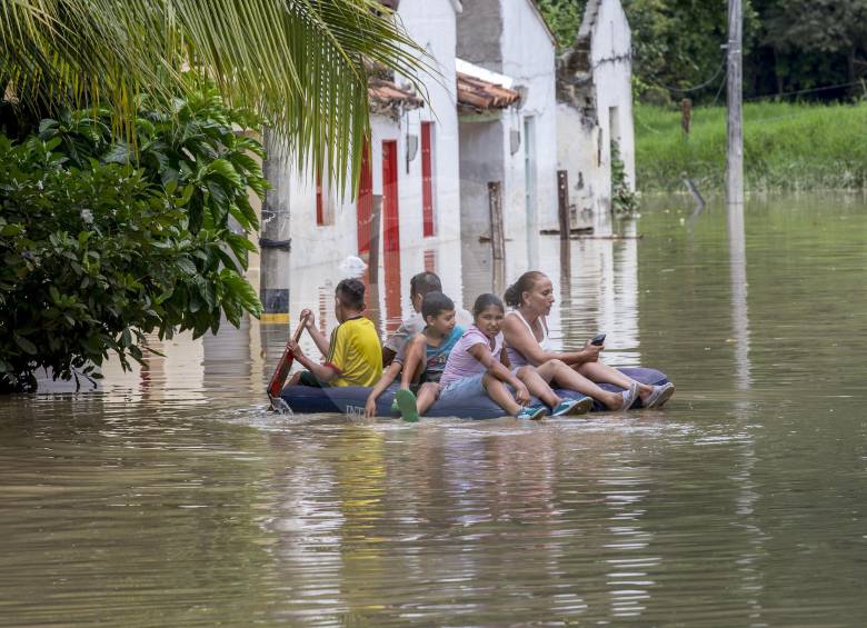 Cuatro alertas rojas y una naranja declaró el Ideam para el departamento de Antioquia. FOTO EL COLOMBIANO