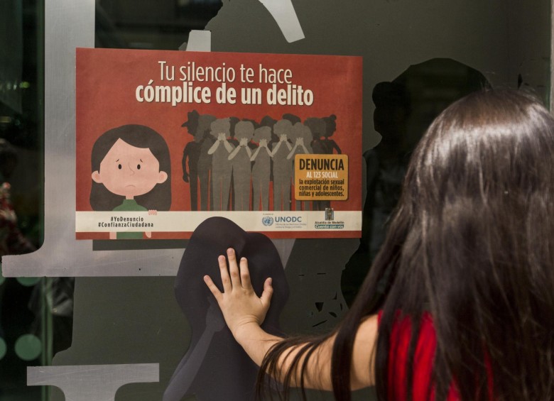 Campaña contra el abuso infantil. FOTO Andrés Camilo Suárez
