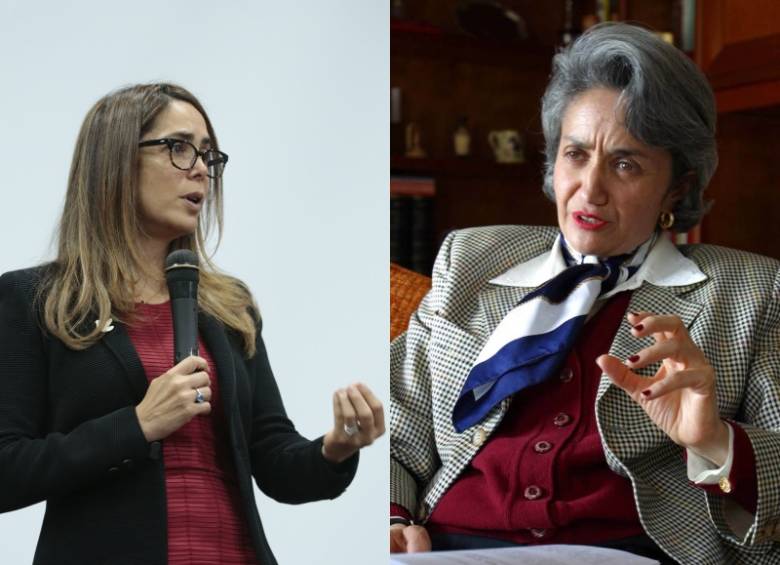 Bochornoso enfrentamiento entre la procuradora delegada para la Niñez, Ilva Myriam Hoyos, y la ministra de Educación, Gina Parody. FOTO COLPRENSA