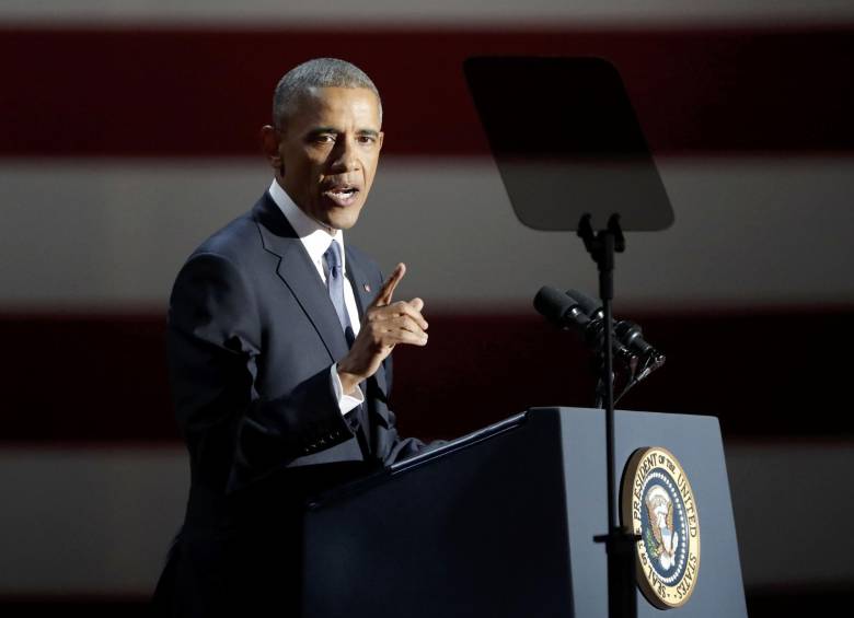 Obama llamó a los ciudadanos a tomar iniciativas políticas y a luchar por los cambios que sueña. FOTO reuters