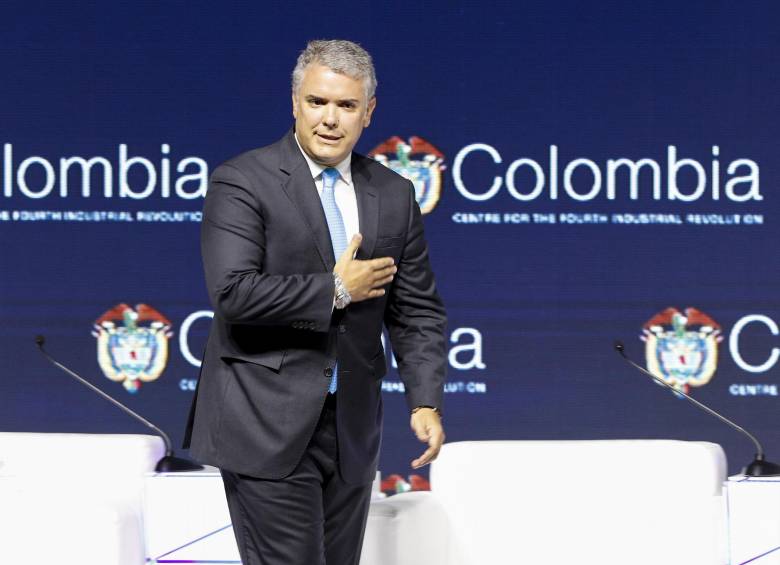 Cafeteros, arroceros, textileros y la economía naranja ponen a prueba al mandatario. En la foto: Iván Duque, presidente. Foto: Manuel Saldarriaga Quintero