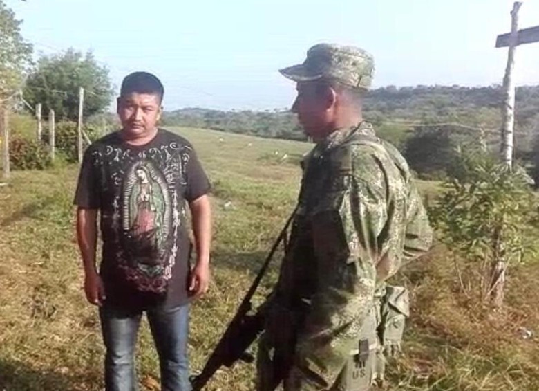 Alais, “Ratón”, coordinaba los movimientos de narcotrafico de “los Caparrapos”, en Bajo Cauca. Foto: Cortesía