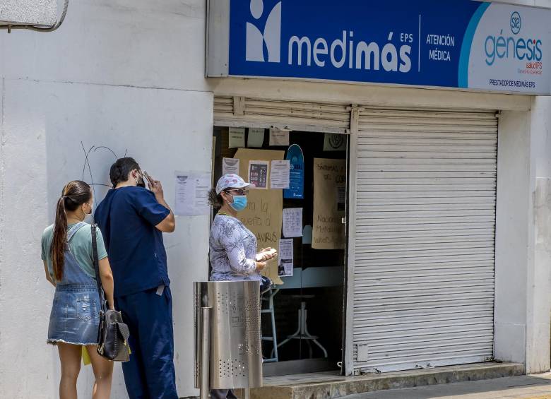 Sede de la EPS Medimás en Itagüí.FOTO Juan Antonio Sánchez Ocampo