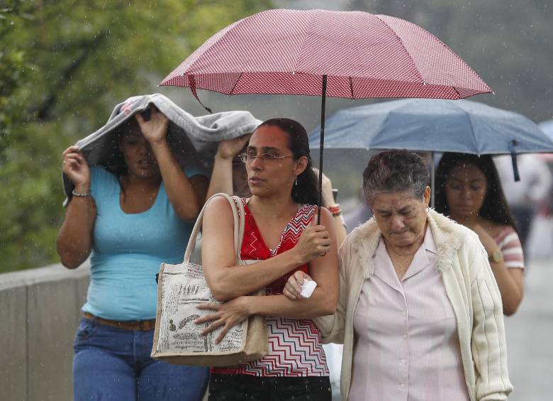 Según el Ideam, la primera temporada de lluvias del año arranca a finales de marzo y va hasta junio. FOTO MANUEL SALDARRIAGA