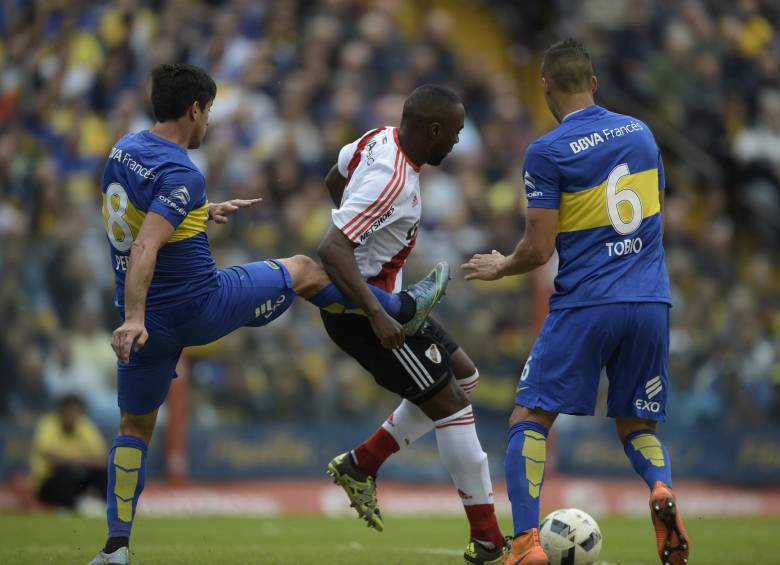 Boca Junior 0 - 0 River Plate. FOTO AFP