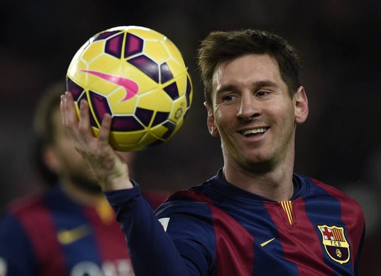 Messi se ubica en el segundo lugar de la tabla de posiciones, 13 goles. FOTO AFP