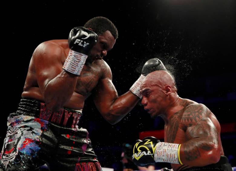 White y Rivas en el combate en Londres. Foto Reuters