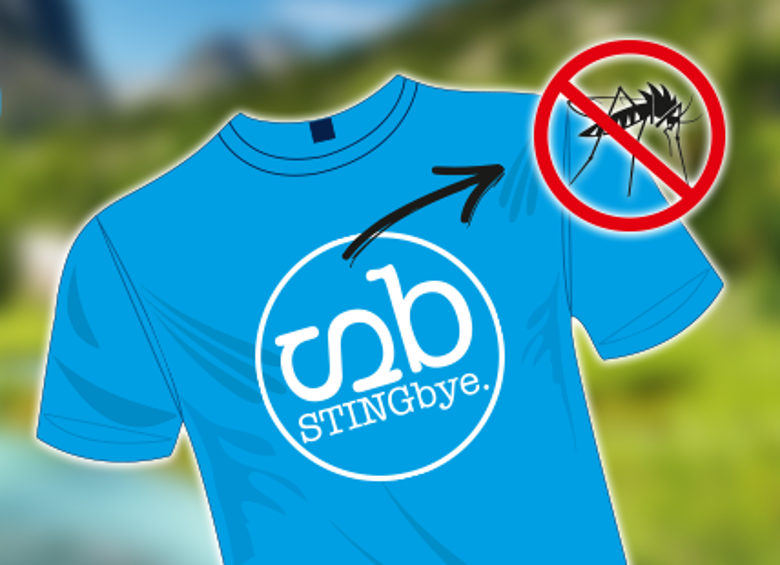 La camiseta podría ser útil en países tropicales con enfermedades mortales transmitidas por insectos. FOTO STINGBye